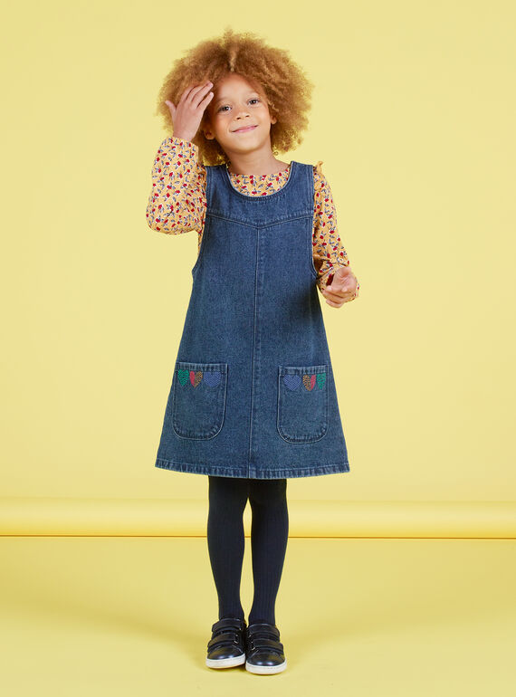 Abito in jeans bambina MAMIXROB1 / 21W901J2ROBP269