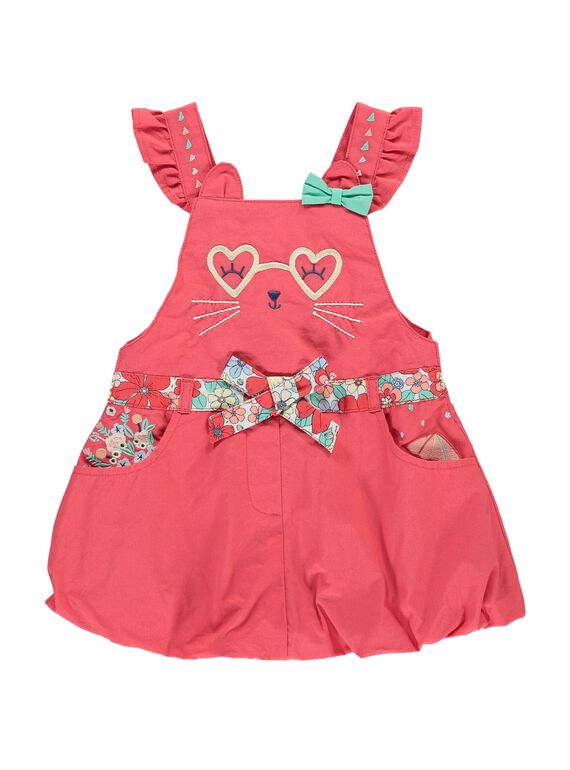 Baby girls' strappy dress CIBUROB4 / 18SG09K4ROBF515