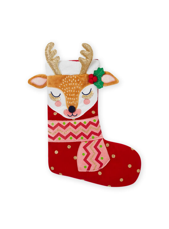 Calze natalizie ricamate bambina MYANOCHONO / 21WI01Q1ACD050