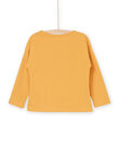 T-shirt arancione a maniche lunghe RADAYTEE2 / 23S901M3TMLB107