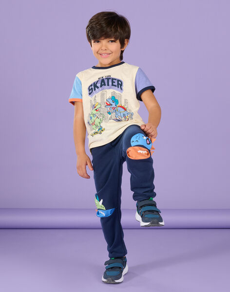 Pantaloni sportivi con motivo fantasia ROPURJOG2 / 23S902L2JGB705