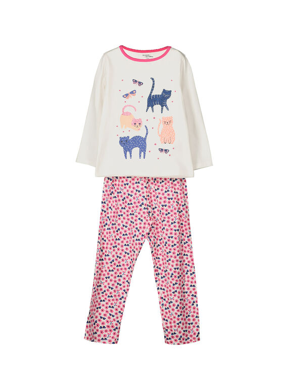Pigiama in cotone bambina FEFAPYJMIA / 19SH1143PYJ001