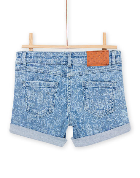 Shorts in jeans con stampa tropicale RAJOSHORT3 / 23S90172SHOP272
