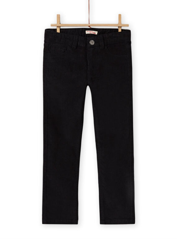 Pantaloni tinta unita neri bambino MOJOPAVEL8 / 21W902N4PAN090