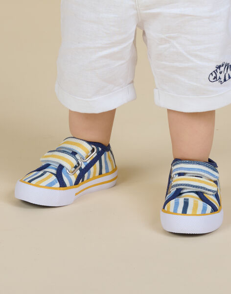 Sneakers a righe colorate neonato NUTOILSTRIP / 22KK3891D16001