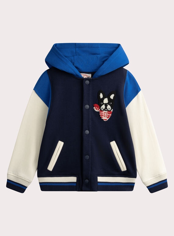 Teddy tricolore con stampa di cani WOKAGIL / 25S90231GILC243