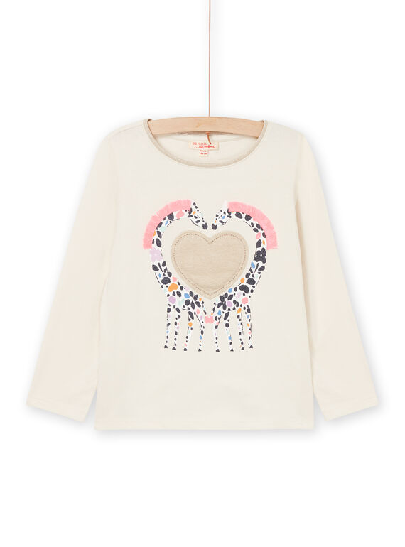 T-shirt con motivo cuore e giraffe PARETEE1 / 22W901T1TML003