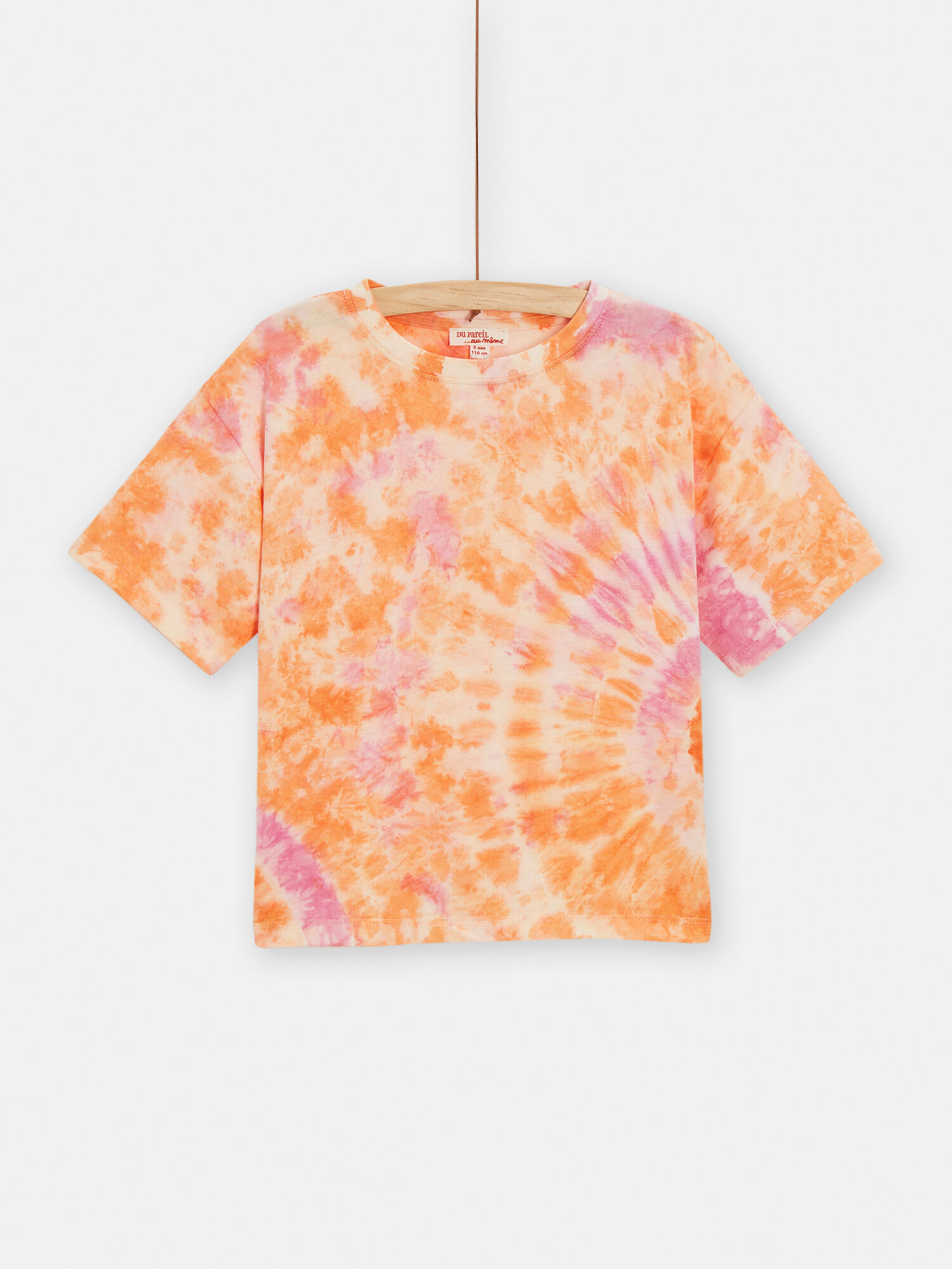 T shirt arancione bambina online