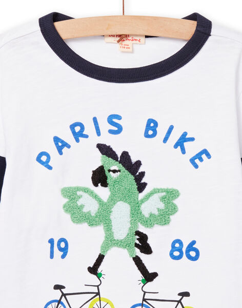 T-shirt con stampa bicicletta fantasia bambino NOGATEE / 22S902O1TML000