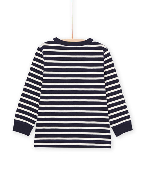 T-shirt a righe maniche lunghe POJOTIRIB1 / 22W902B2TML001
