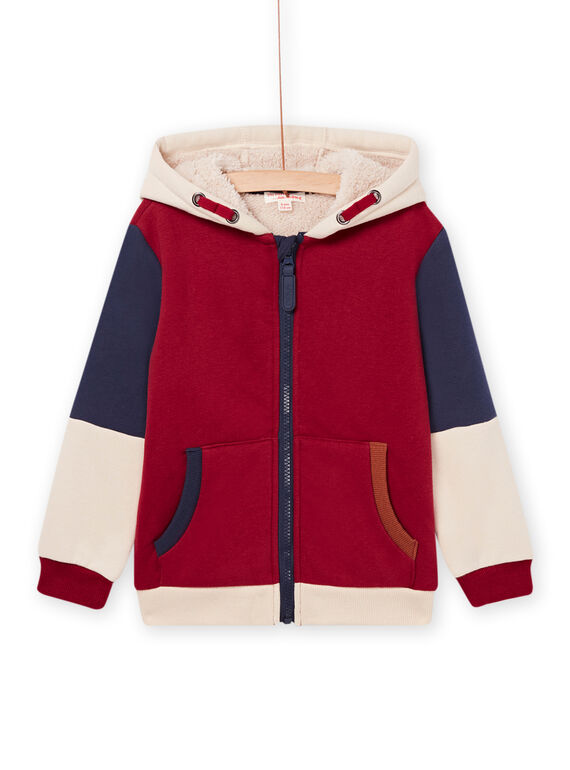 Cardigan felpato con cappuccio POGOGIL / 22W902O1GIL501
