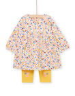 Abito maniche lunghe con stampa e leggings a tinta unita PICIENS / 22WG09M1ENS001