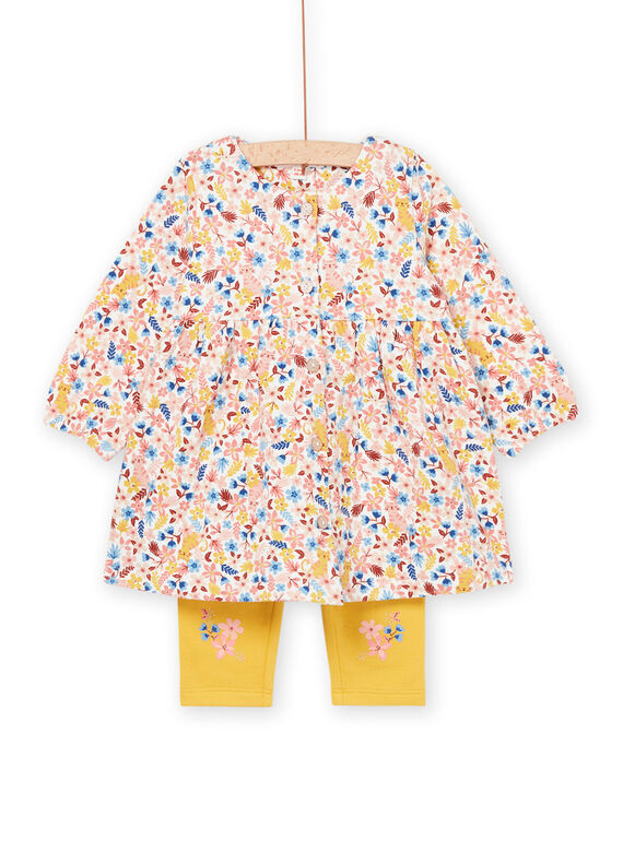 Abito maniche lunghe con stampa e leggings a tinta unita PICIENS / 22WG09M1ENS001