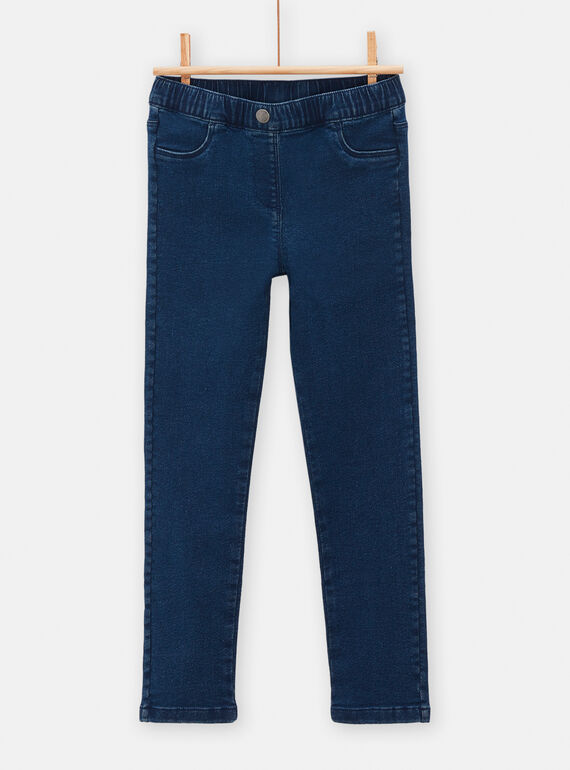 Jeggings bambina denim blu scuro TAESJEG1 / 24S901V2PANP271