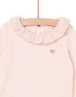 Top con stampa cuore in lurex RIJOBRA2 / 23SG0983BRAD310