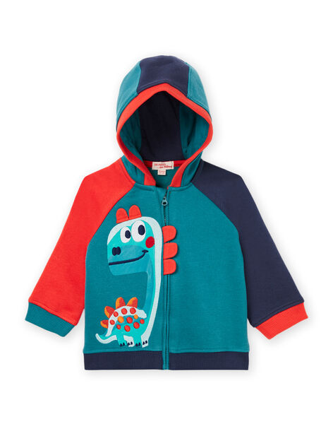 Cardigan con cappuccio multicolore PUPRIGIL / 22WG10P1GIL060