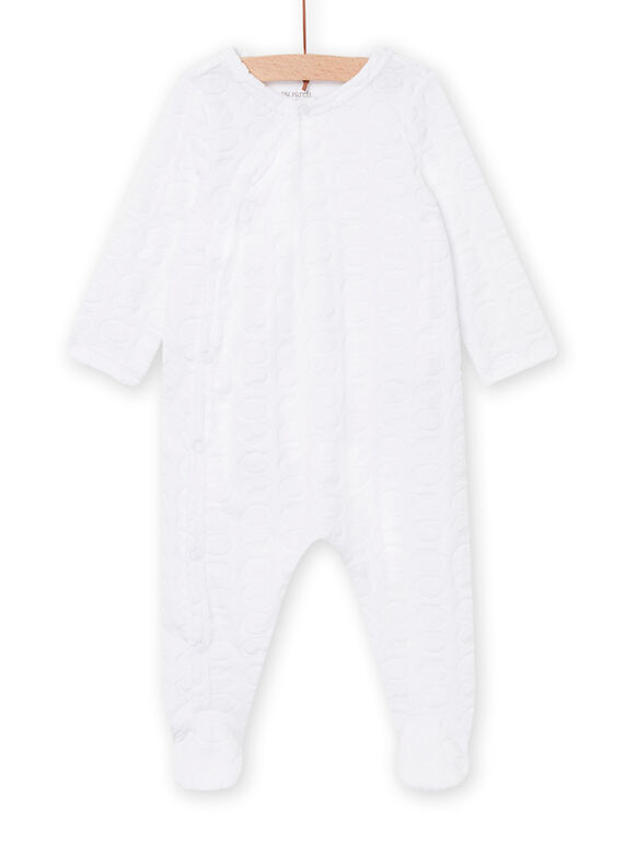 Tutina bianca, verde e blu neonato NOU1GRE6 / 22SF0543GRE000