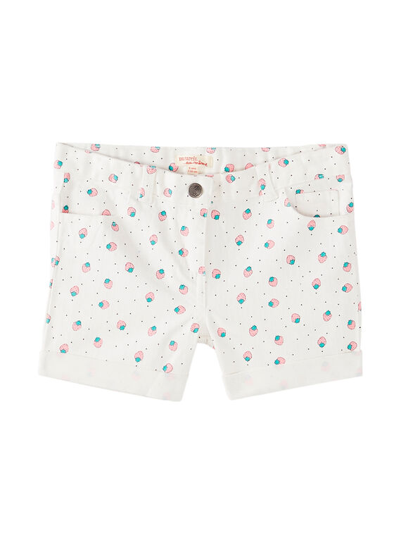 Shorts in jeans, stampa a pois e fragole JAJOSHORT4 / 20S901T4D30001