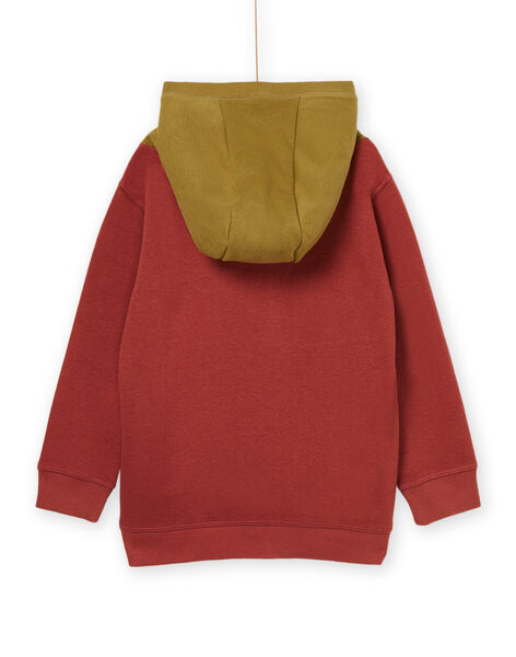 Felpa con cappuccio con stampa orso POPRASWE / 22W902S1SWE511
