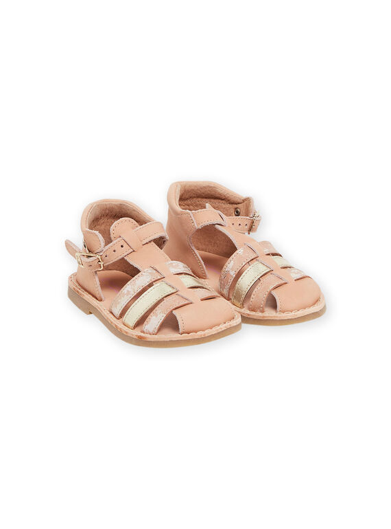 Sandali corallo in pelle RISANDCORAIL / 23KK3762D0E415
