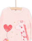 Tutina con motivo giraffa e uccello PEFIGREGIR / 22WH1321GRE309