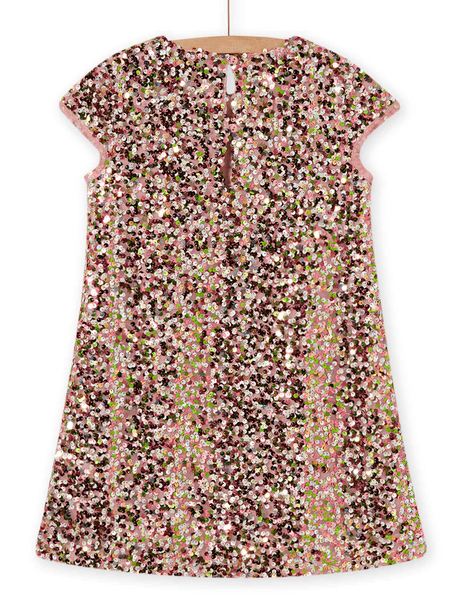 Vestito bambina top paillettes