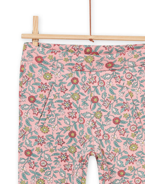 Pantaloni felpati imbottiti con stampa a fiori PARHUPANT / 22W901Q1PAN303