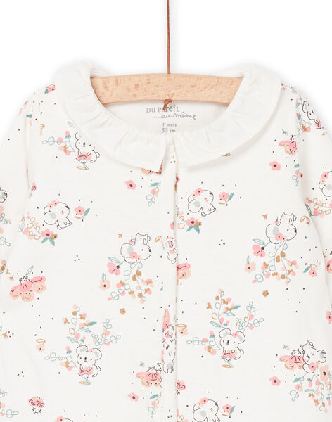 Tutina con stampa koala e fiore POU1GRE2 / 22WF0381GRE001