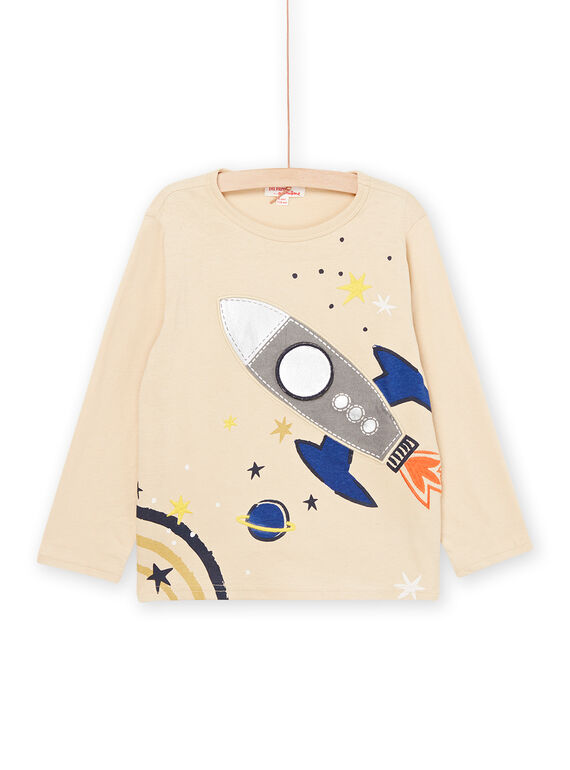 T-shirt a maniche lunghe con stampa razzo PORETEE3 / 22W902T1TMLA006