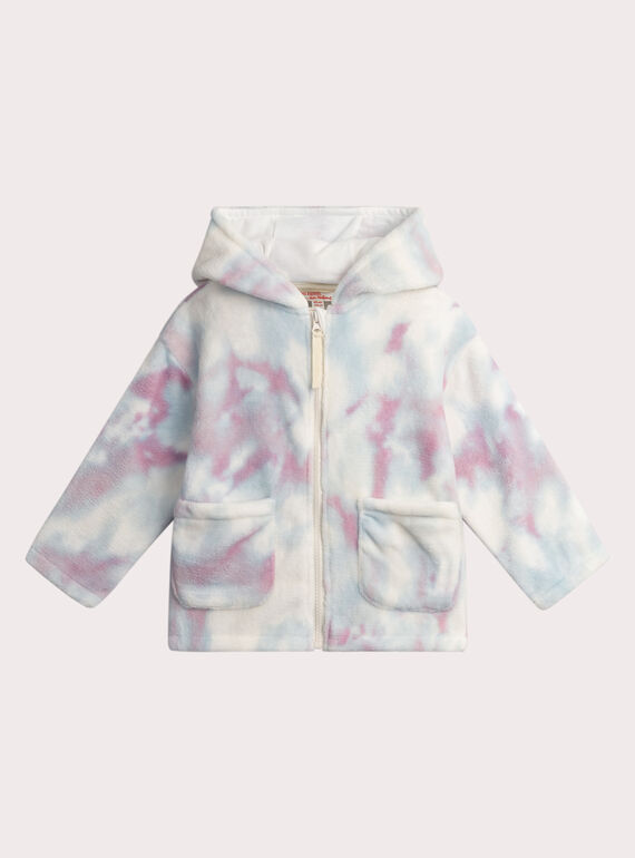 Cardigan bambina a unicorno in pelliccia sintetica VEFAVESUNI / 24WH1191RDC001