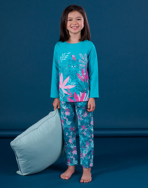 Turquoise PYJAMA PEFAPYJTIG / 22WH1111PYJ202