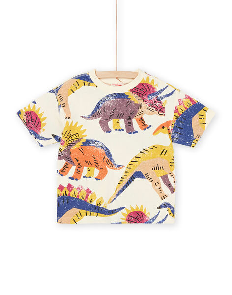T-shirt con stampa dinosauri ROMAGTI2 / 23S902T1TMCA002