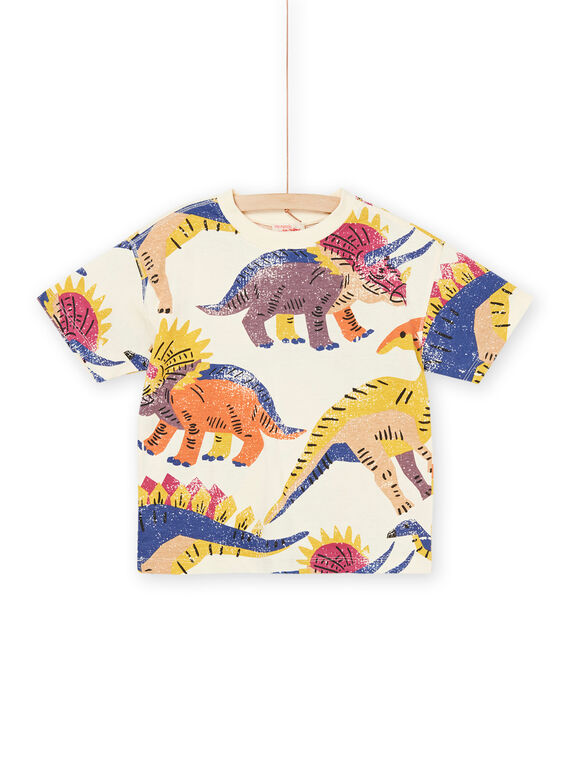T-shirt con stampa dinosauri ROMAGTI2 / 23S902T1TMCA002