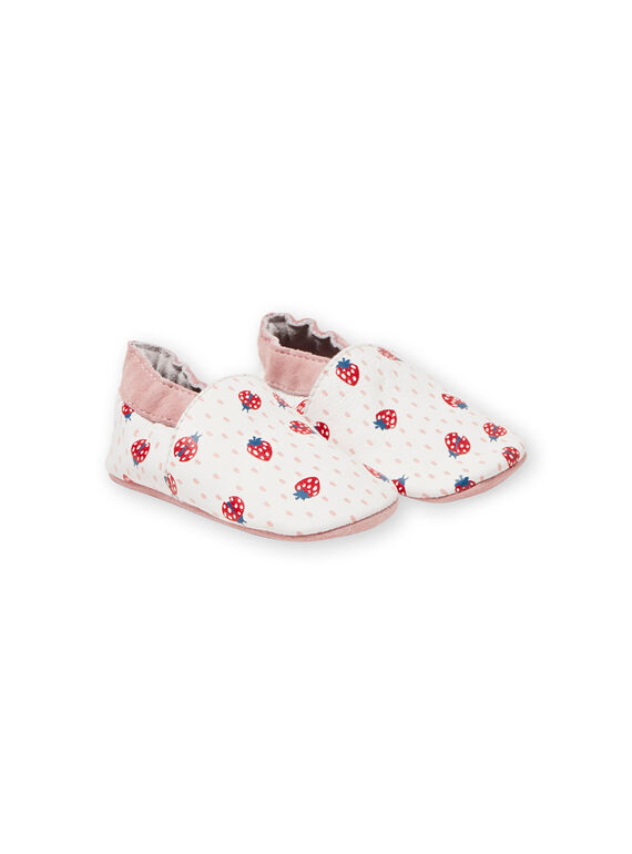 Babbucce ecrù, rosa e rosse neonata LNFAOP / 21KK3711D3S001