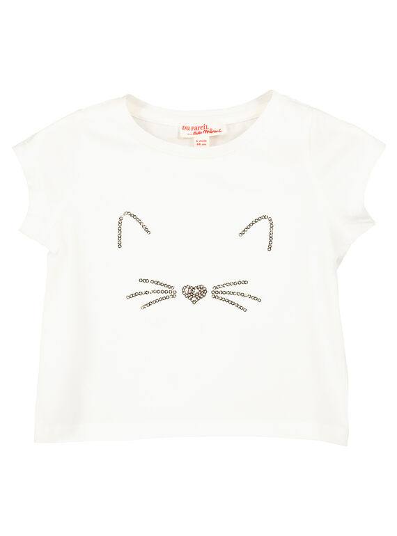T-shirt maniche corte neonata FIJOTI1 / 19SG0931TMC001