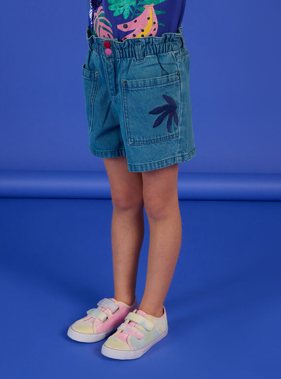 Shorts in jeans con elastico in vita RANAUSHORT / 23S901N1SHOP274