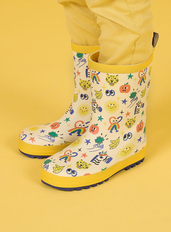 Stivali da pioggia fantasia motivo fantasia bambino NOPLUILUCKY / 22KK3663D0C080