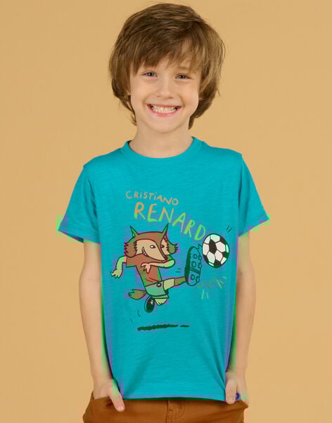 T-shirt con motivo calcio ROJOTI2 / 23S90284TMC202