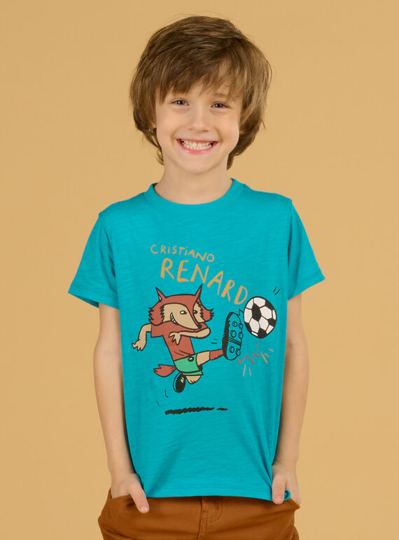 T-shirt con motivo calcio ROJOTI2 / 23S90284TMC202