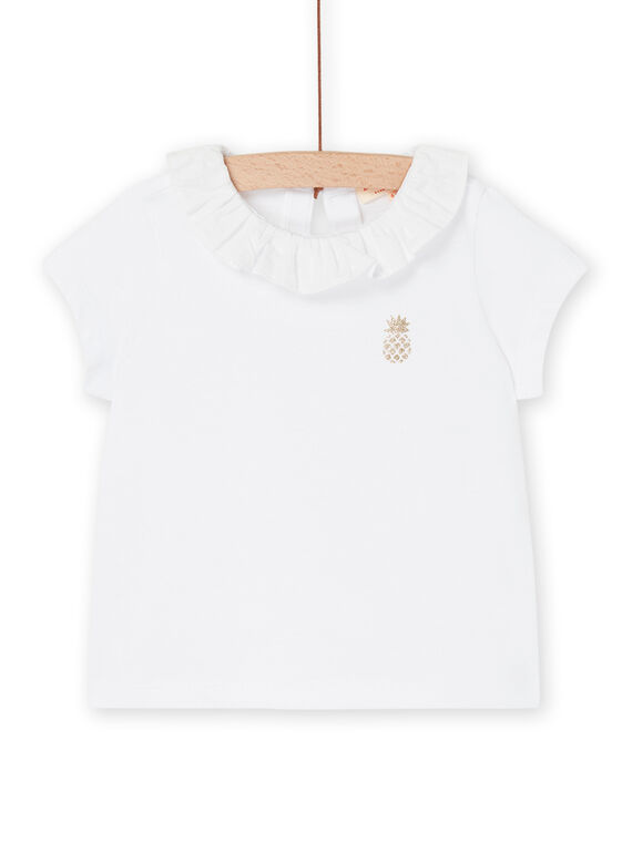 T-shirt bianca a maniche corte RIJOBRA5 / 23SG09Z2BRA000