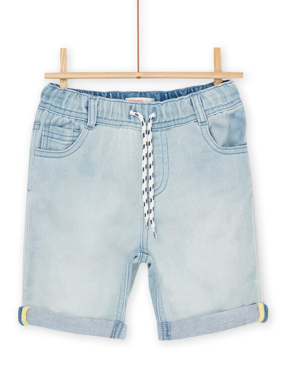 Bermuda in knit denim chiaro ROJUNBER1 / 23S902U4BERP272
