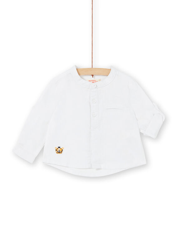 Camicia bianca neonato LUBALCHEM / 21SG10O1CHM000
