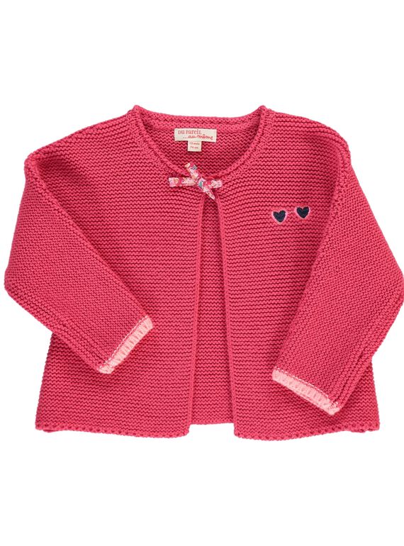 Baby girls' cardigan CIHOCARDI1 / 18SG09E2CARF503