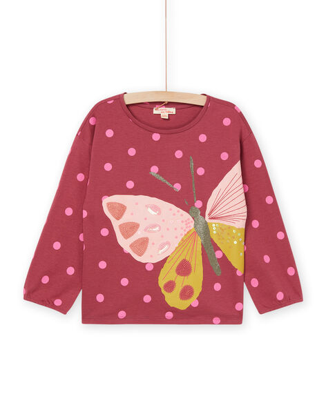 T-Shirt con stampa a pois e motivo farfalla RAMAGTEE1 / 23S901T1TML718