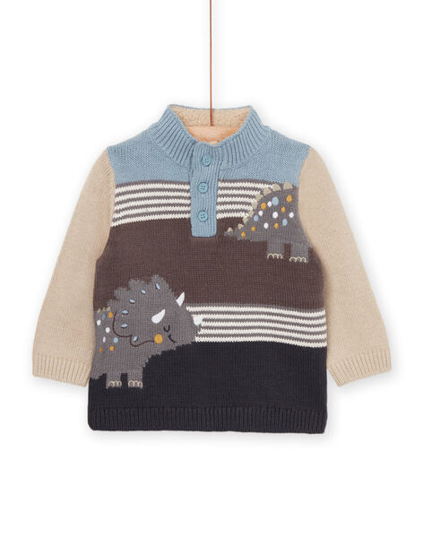 Maglia con motivo jacquard e dinosauro PUREPUL / 22WG10T1PULJ923