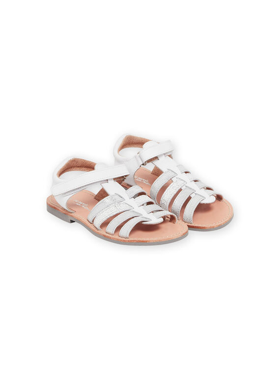 Sandali bianchi in pelle RASANDCEREM / 23KK3567D0E000