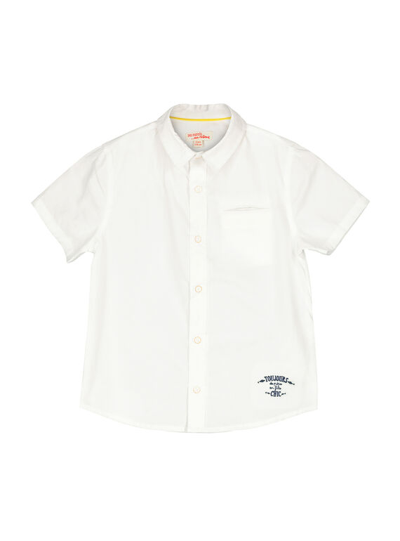 Camicia a maniche corte bambino FOPOCHEM1EX / 19S902C4CHM000