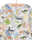 T-shirt con stampa giungla POMOTEE1 / 22W902N4TMLJ925