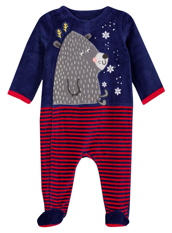 Tutina natalizia in velluto neonato GEGAGRENOEL / 19WH14T1GRE070