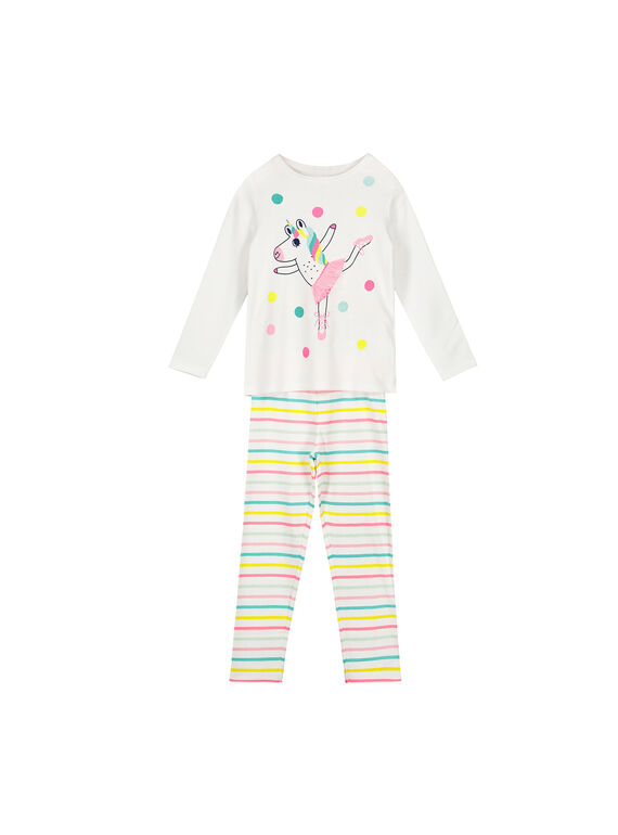 Pigiama in cotone bambina FEFAPYJLIC / 19SH1193PYJ000